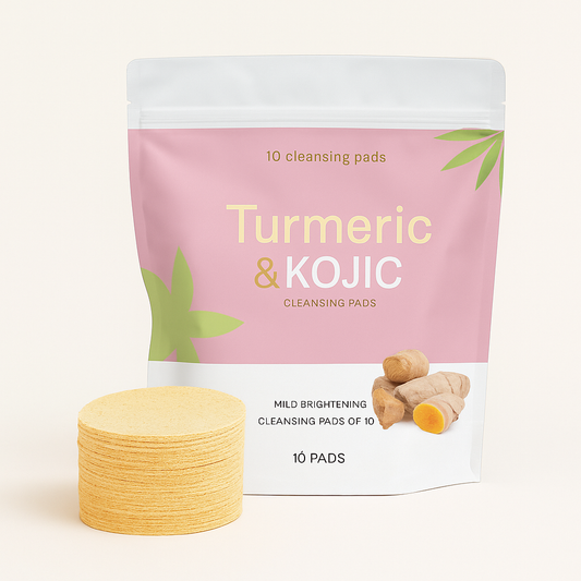 GlowBalance Pads – Turmeric + Kojic Brightening